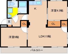 金丸マンションの間取り画像