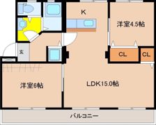 金丸マンションの間取り画像