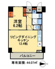 ライジングプレイス浅草NORTHの間取り画像