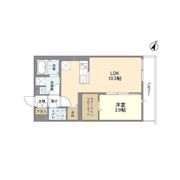 ウェルスクエア渋谷本町の間取り画像