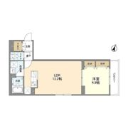 ウェルスクエア渋谷本町の間取り画像