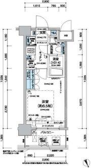 レジディア蒲田Ⅴの間取り画像