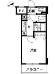 スカイコートヴィーダ五反田ウエストの間取り画像