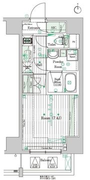 ブライズ住吉DUEの間取り画像