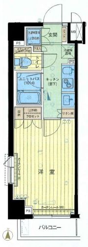ルーブル錦糸町参番館の間取り画像