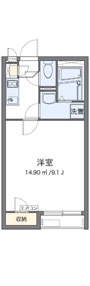 クレイノリブェールポムールの間取り画像