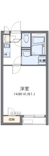 クレイノリブェールポムールの間取り画像
