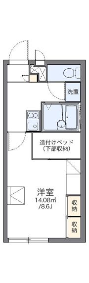 レオパレスいけざわAの間取り画像