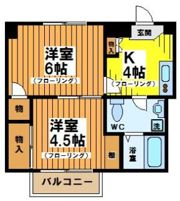 ラメゾン国分の間取り画像