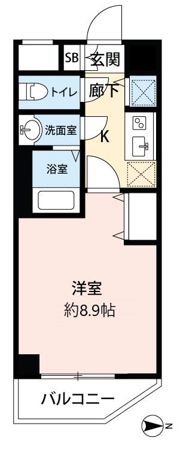 ZOOM西五反田の間取り画像
