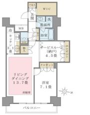 Brillia ist 東雲キャナルコートの間取り画像