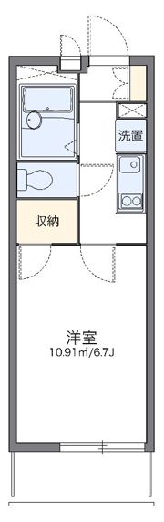 レオパレスグランシャリオの間取り画像