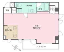 グレンパーク神楽坂の間取り画像