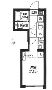レピュア南大井レジデンスの間取り画像