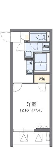 クレイノアムレット横川の間取り画像