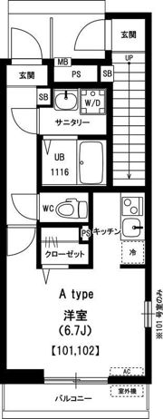 リブリ・Hiro Gakuenの間取り画像