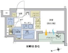 アジールコート品川中延の間取り画像