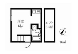ブリーズ早稲田の間取り画像