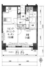 アイルイムーブル錦糸町の間取り画像