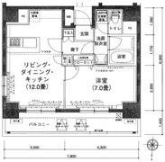アイルイムーブル錦糸町の間取り画像