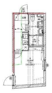 クレドコート品川中延の間取り画像