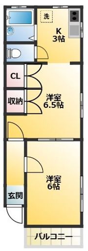 フリーデ四谷の間取り画像