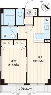 コルトンハイツの間取り画像
