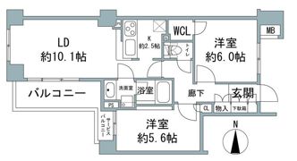 クレストフォルム錦糸町の間取り画像