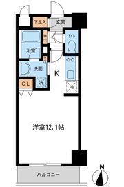 レジデンス両国駅前の間取り画像