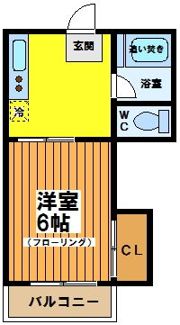 ハイツ小林の間取り画像