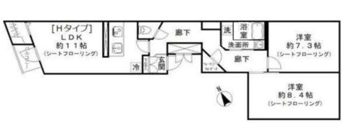 アイディ西馬込12の間取り画像