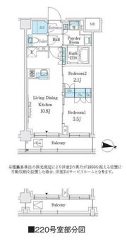 J．GRAN Court 品川西大井WESTの間取り画像