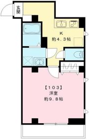 レザン池上の間取り画像