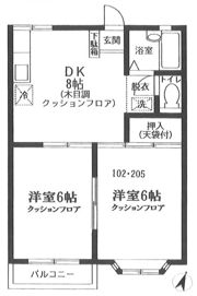 シルクウィングの間取り画像