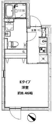 B・Gグラン鵜の木の間取り画像
