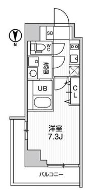 グラシアプレイス大森町の間取り画像