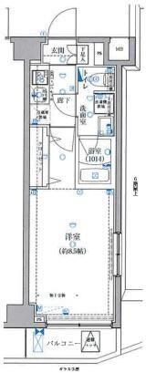 LEXE長原の間取り画像