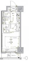クレイシア秋葉原ラグゼスウィートの間取り画像