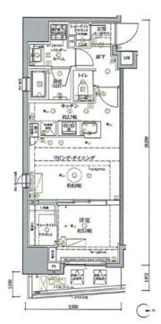 クレイシア秋葉原ラグゼスウィートの間取り画像