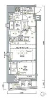 クレイシア秋葉原ラグゼスウィートの間取り画像