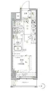クレイシア秋葉原ラグゼスウィートの間取り画像