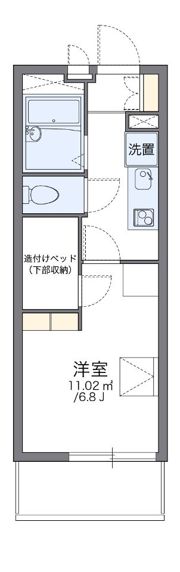 レオパレスルーエンハイムⅡの間取り画像