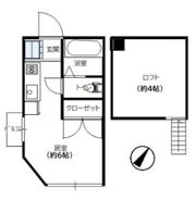 グランエッグス千歳烏山Aの間取り画像