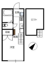 グランエッグス千歳烏山Aの間取り画像