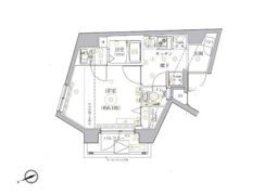 ベルシード品川西大井の間取り画像