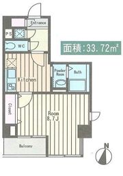 ベルジェ東陽町の間取り画像