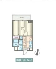 ベルジェ東陽町の間取り画像