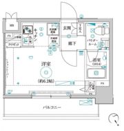 クレイシア品川戸越の間取り画像
