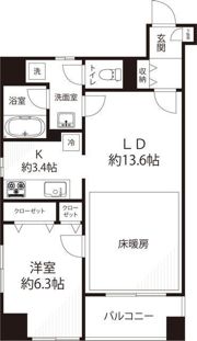 メゾン・ド・日本橋久松町の間取り画像