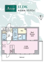 Daiwaグレイスメゾン二子玉川の間取り画像